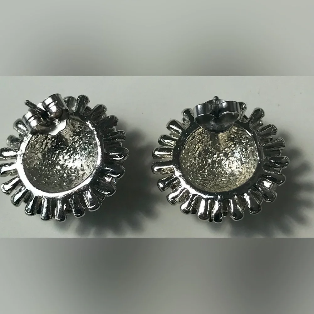 Costume Jewelry Earrings for Pierced Ears (Backs are 925 Sterling Silver) - Picture 2 of 3